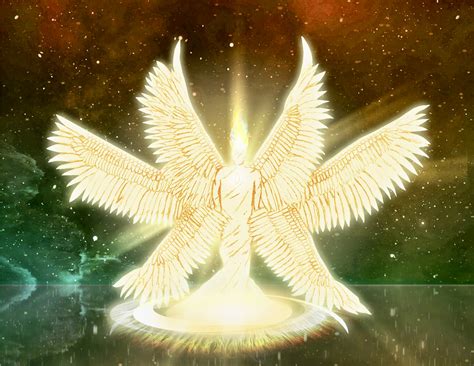 Seraphim focus on praising and . . Seraphim angels